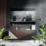 Music Wind – tableau mural en aluminium Dibond brossé - 60x39 cm