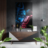 Har Har Mahadev Brushed Aluminium Dibond Wall Art - 60x39 cm