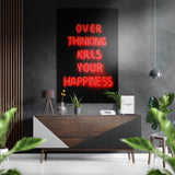 Over Thinking – Wandbild auf gebürstetem Aluminium-Dibond - 60x39 cm