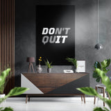 Do It, tableau mural en aluminium Dibond brossé - 60x39 cm