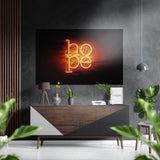 Hope – Quadro da parete in alluminio Dibond spazzolato - 60x39 cm