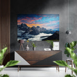 Vista sulle Montagne – Quadro da parete in alluminio spazzolato Dibond - 60x39 cm
