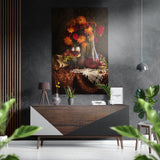 Wine — décoration murale en aluminium brossé Dibond - 60x39 cm