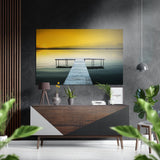 Scaffold — quadro su alluminio spazzolato Dibond - 60x39 cm