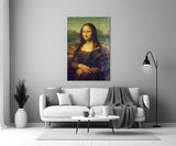 Mona Lisa Glass Wall Art.