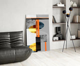 Abstract Glass Wall Art.