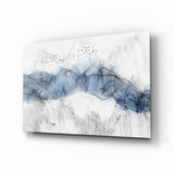 Cuadro de cristal Niebla azul - 72x46 cm