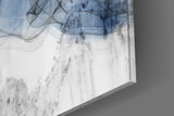 Blue Fog Glass Wall Art.