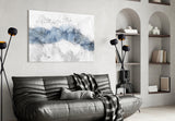 Blue Fog Glass Wall Art.