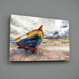 Solo Canoe Glass Wall Art.