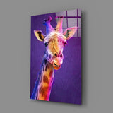 Giraffe Glass Wall Art.