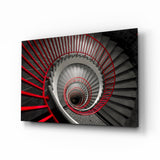 Tableau en verre Escalier en mosaïque - 72x46cm