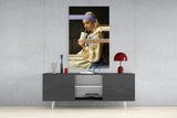 Girl with a Pearl Earring Glass Wall Art.