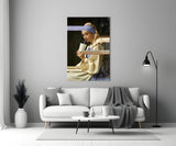 Girl with a Pearl Earring Glass Wall Art.