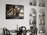 Tiger Glass Wall Art.
