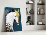 Horse Glass Wall Art.
