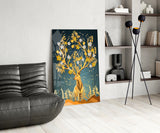 Deer Glass Wall Art.