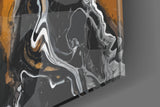 Abstract Glass Wall Art.