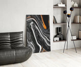 Abstract Glass Wall Art.