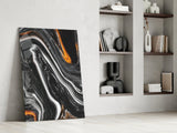 Abstract Glass Wall Art.
