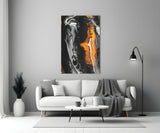 Abstract Glass Wall Art.