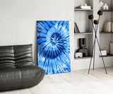 Blue Mosaic Glass Wall Art.