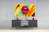 Lip Glass Wall Art.