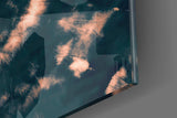 Abstract Glass Wall Art.