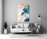 Abstract Flower Glass Wall Art.
