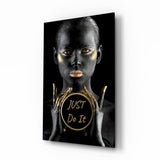 Make It Happen Glass Wall Art - 72x46 cm