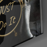 Just Do It Glass Wall Art.