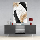 Leaves Glass Wall Art.