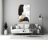 Leaves Glass Wall Art.