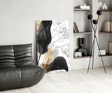 Leaves Glass Wall Art.