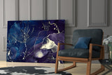 Abstract Depth Glass Wall Art.