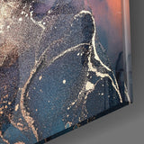 Abstract Depth Glass Wall Art.