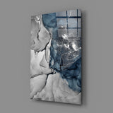Abstract Depth Glass Wall Art.