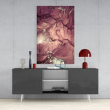 Abstract Depth Glass Wall Art.