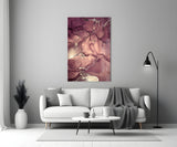 Abstract Depth Glass Wall Art.