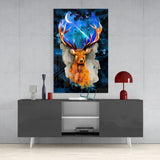 Deer Glass Wall Art.