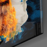 Deer Glass Wall Art.