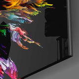 Colorful Thoughts Glass Wall Art.