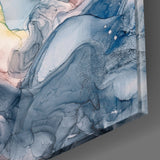 Abstract Depth Glass Wall Art.