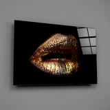 Lips Glass Wall Art.