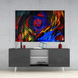 Oil Printing Glass Wall Art.