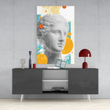 Sculpture Glass Wall Art.