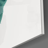 Abstract Shapes Glass Wall Art.