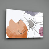 Flower Glass Wall Art.