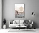 Small Leaves Glass Wall Art.