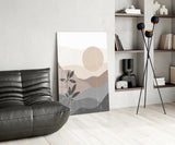 Small Leaves Glass Wall Art.